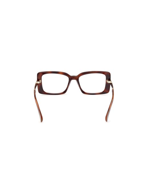 MAX&Co. Black Mo5177 052 Optical Frames Injected Squared Normal