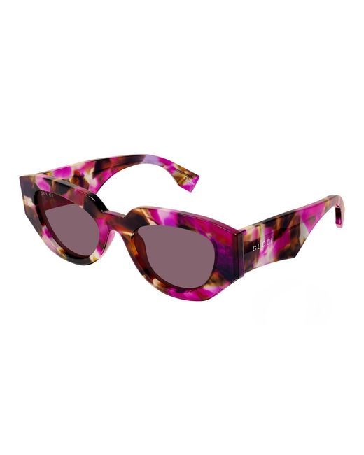 Gucci Black Gg2007S 001 Sunglasses Acetate Cat Eye