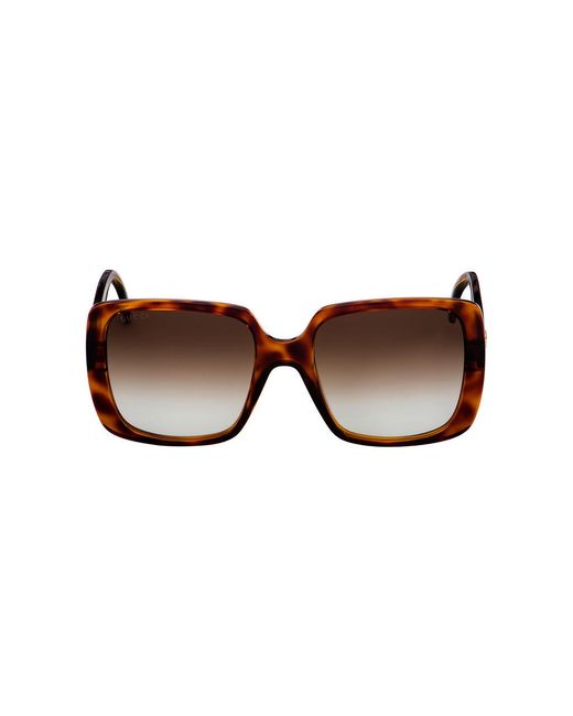 Gucci Black Gg0632S 002 Sunglasses Injected Squared Normal Shaded