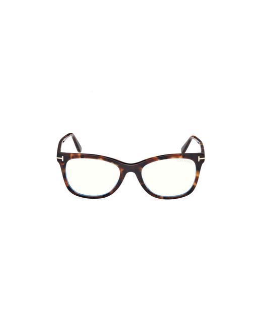 Tom Ford Black Ft5986-B 052 Optical Frames Acetate Squared Normal