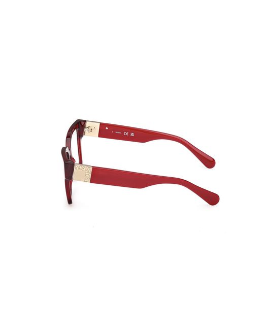 MAX&Co. Black Mo5175 066 Optical Frames Acetate Squared Normal
