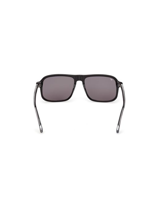 Web Black We0396 05A Sunglasses Acetate Smoke Squared Normal for men