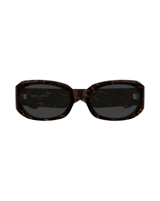 Saint Laurent Black Sl 868/F 002 Sunglasses Bio-Injected Round
