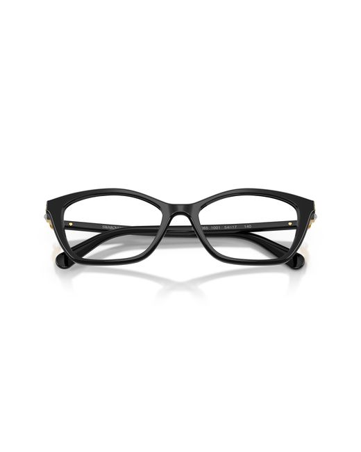 Swarovski Black Sk2065 1001 Optical Frames Acetate Transparent Pillow Normal