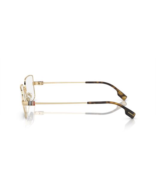Burberry Black Be1380 1109 Optical Frames Steel Transparent Squared Normal for men
