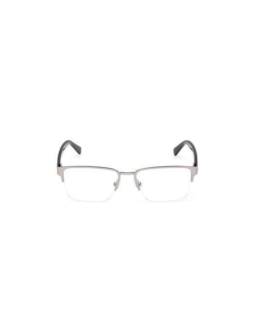 Guess Black Gu50326 011 Optical Frames Metal Squared Normal for men