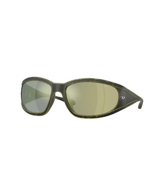 DIESEL Green Dl3002 511/J2 Sunglasses Injected Pillow Normal