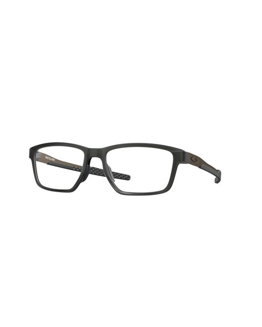Oakley Black Ox8153 Metalink 815303 Optical Frames Plastic Squared for men