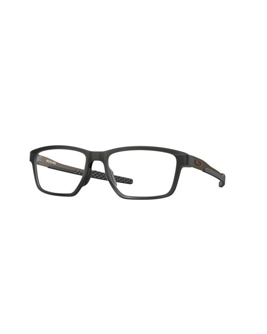 Oakley Black Ox8153 Metalink 815303 Optical Frames Plastic Squared for men