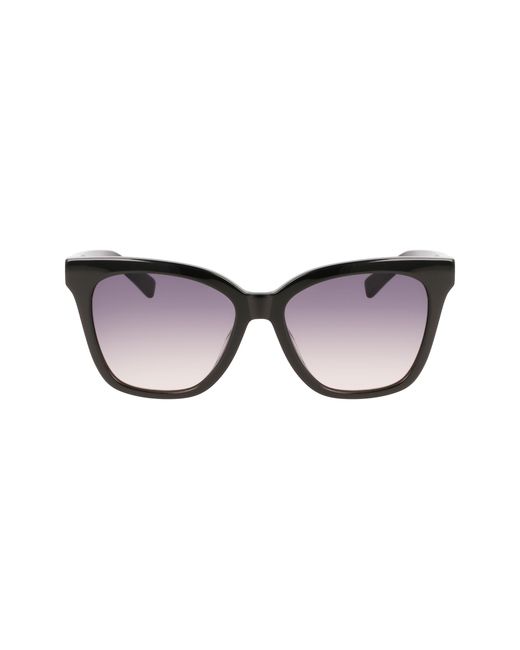 Longchamp Black Lo696S 001 Sunglasses Acetate Squared Normal Photochromatic