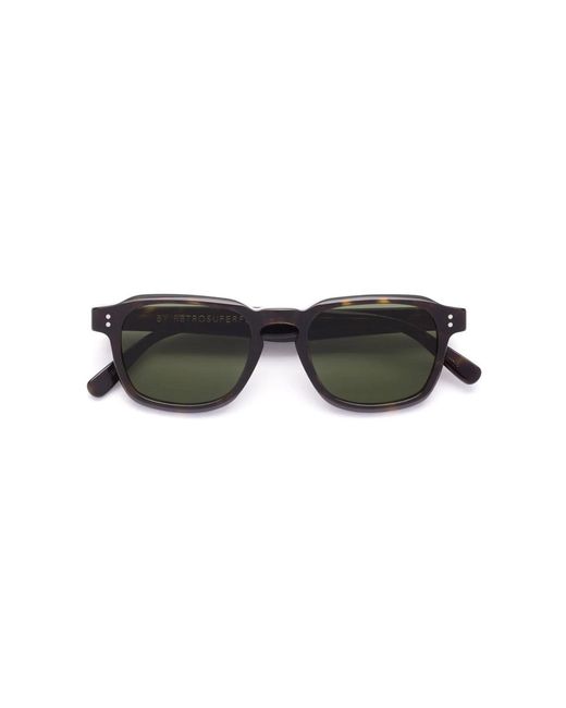 Retrosuperfuture Green Kvt Luce 3627 Sunglasses Acetate Squared Normal