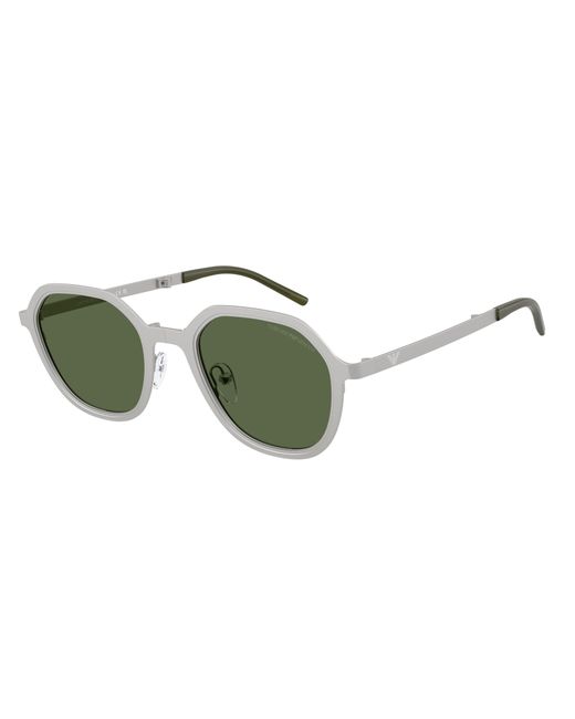 Emporio Armani Green Ea2176 301571 Sunglasses Metal Geometric Normal for men