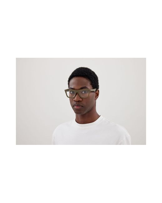 Gucci Black Gg1933O 004 Optical Frames Injected Transparent Squared for men