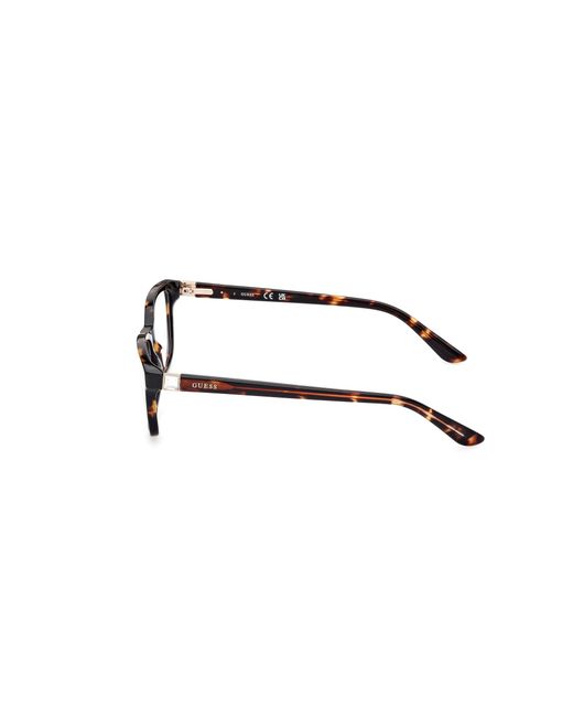 Guess Black Gu50196 052 Optical Frames Acetate Squared Normal