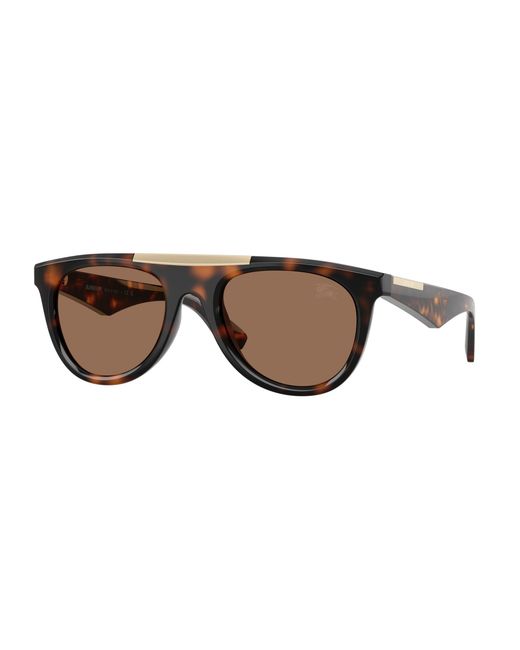 Burberry Black Be4452U 300273 Sunglasses Injected Pilot Normal for men