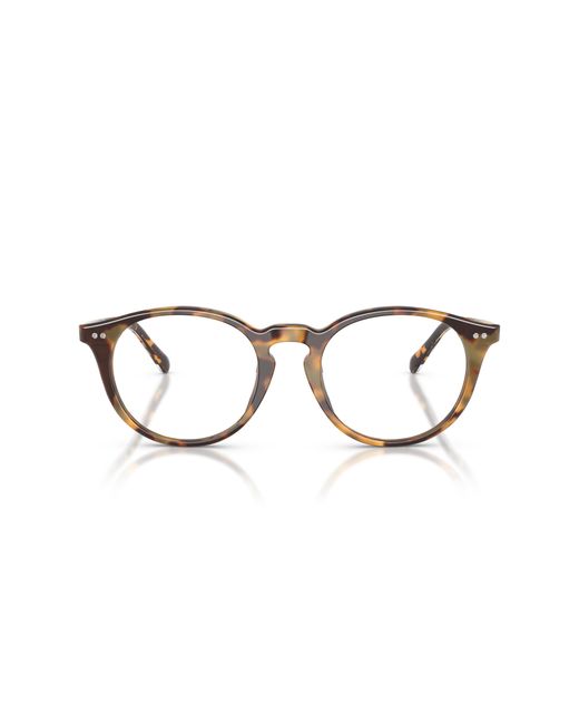 Ralph Lauren Black Rl6263U 6339 Optical Frames Acetate Transparent Round Normal for men