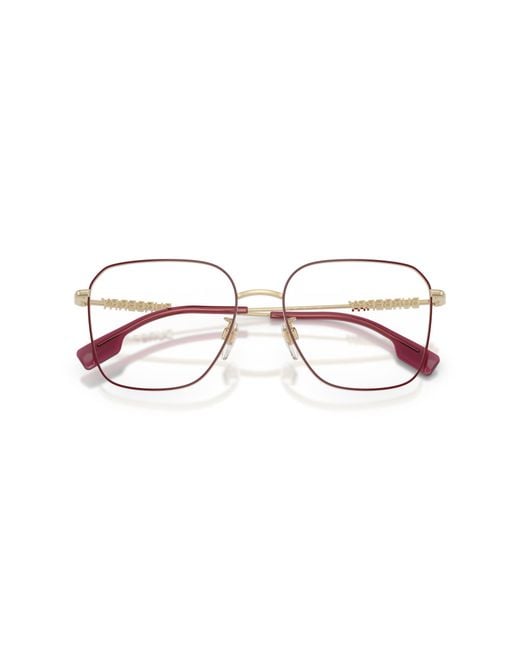 Burberry Black Be1382D 1357 Optical Frames Metal Squared Normal