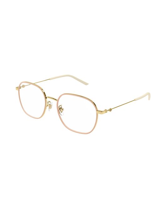 Gucci Black Gg1198Oa 002 Optical Frames Metal Squared