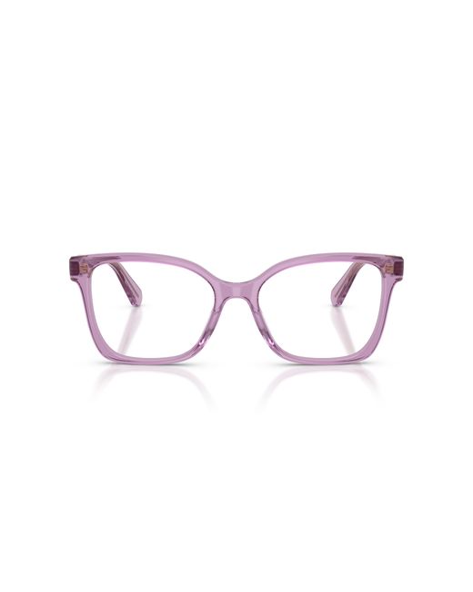 Swarovski Black Sk2061 1096 Optical Frames Acetate Transparent Squared Normal