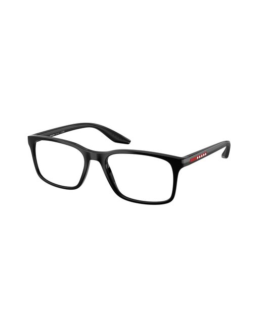 Prada Linea Rossa Black Ps 08Rv 1Ab1O1 Optical Frames Injected Transparent Pillow Normal for men