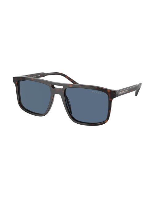 Prada Black Pr A22S 17N06A Sunglasses Acetate Squared Normal for men