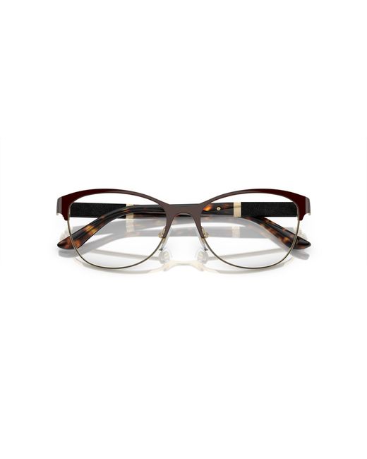 Versace Black Ve1233Q 1366 Optical Frames Metal Geometric Normal