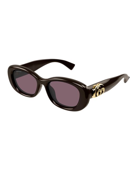 Gucci Black Gg1829Sk 004 Sunglasses Injected Round