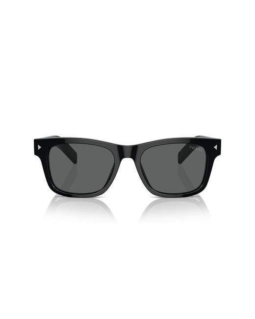 Prada Black Pr A17S 16K731 Sunglasses Acetate Squared Normal for men