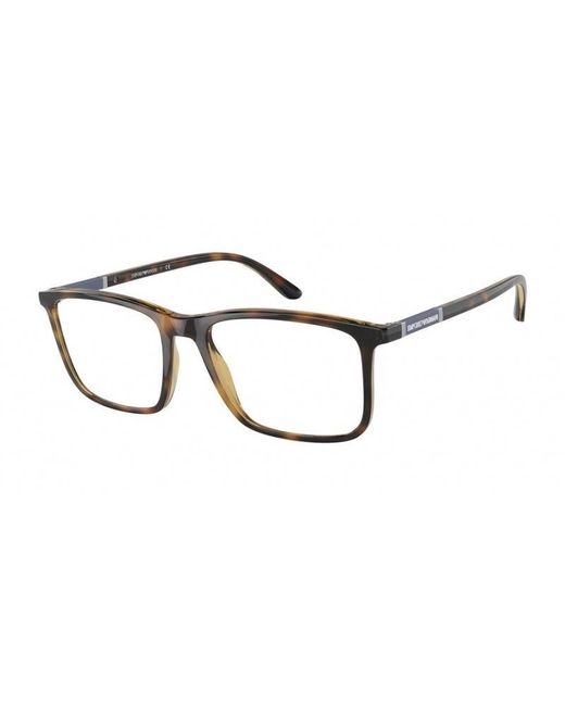Emporio Armani Black Ea3181 5026 Optical Frames Plastic Squared for men