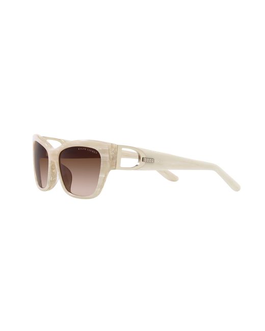 Ralph Lauren Black Rl8206U The Audrey 608413 Sunglasses Acetate Butterfly Normal Nuanced
