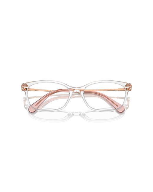 Swarovski Black Sk2017 1027 Optical Frames Acetate Squared Normal