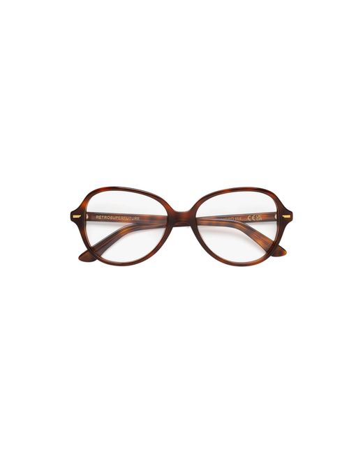 Retrosuperfuture Black Ukl Numero 154 Optical Frames Acetate Butterfly