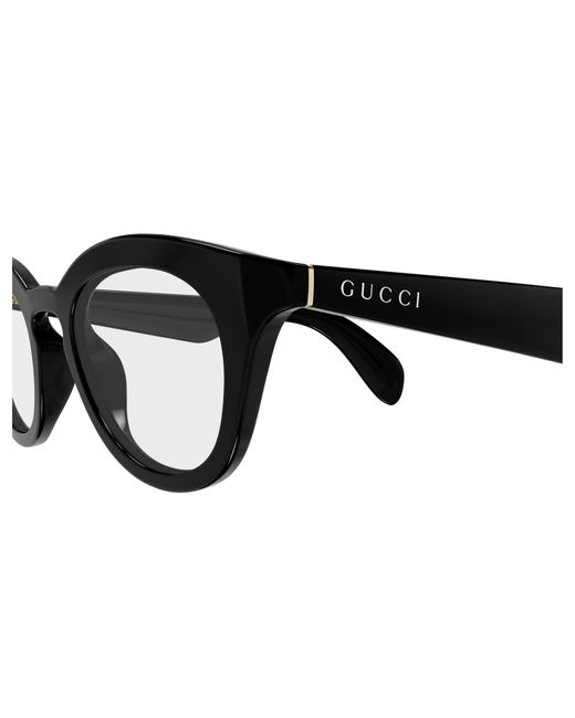 Gucci Black Gg1934O 001 Optical Frames Injected Transparent Squared for men