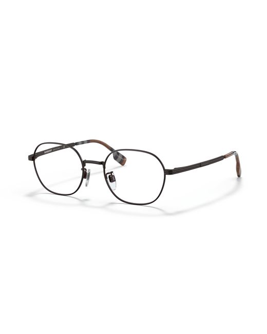 Burberry Black Be1369Td 1012 Optical Frames Titanium Transparent Round Normal for men
