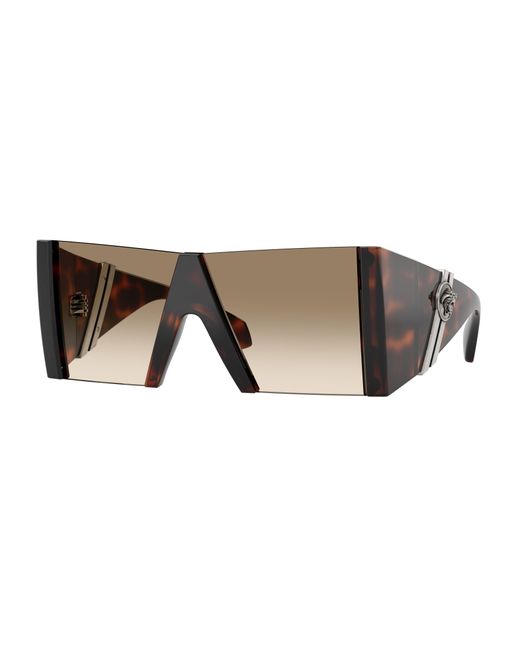 Versace Black Ve4515 5217T5 Sunglasses Injected Squared Normal Nuanced