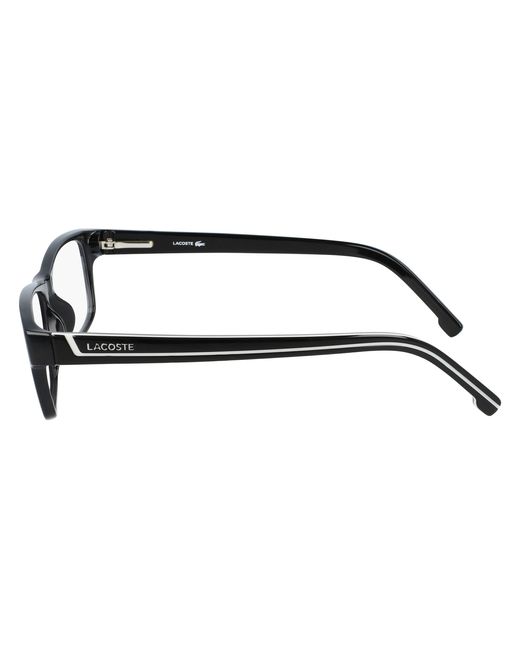 Lacoste Black L2707 001 Optical Frames Bio-Inject Squared Photochromatic Photochromatic for men