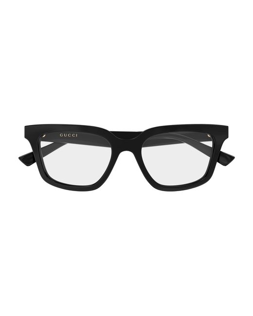 Gucci Black Gg2181O 001 Optical Frames Acetate Transparent Geometric