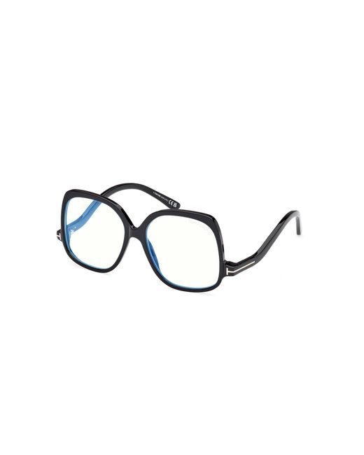 Tom Ford Black Ft5968-B 001 Optical Frames Acetate Squared Normal