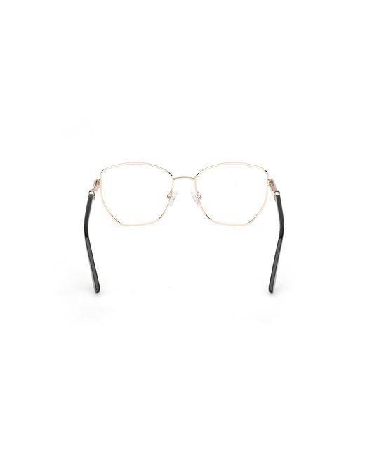 Guess Black Gu50312 096 Optical Frames Metal Geometric Normal