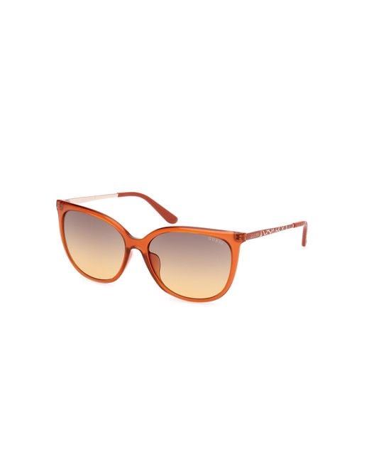 Guess Black Gu00150-H 44F Sunglasses Injected Squared Normal