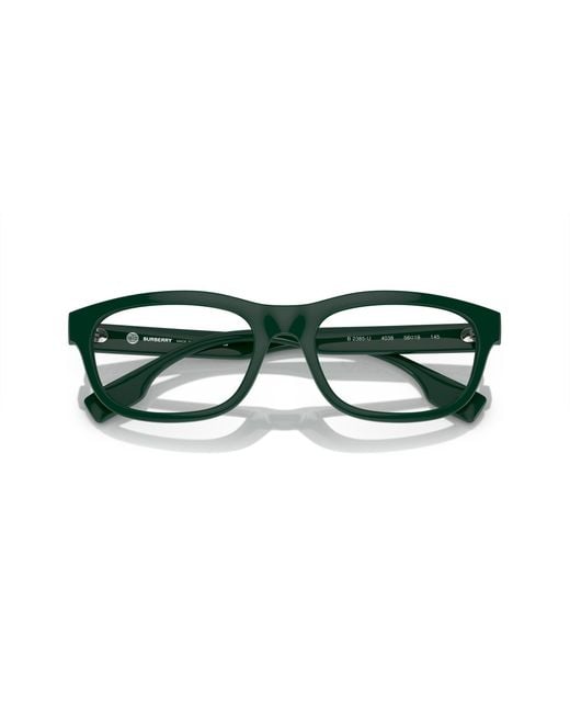Burberry Black Be2385U 4038 Optical Frames Injected Transparent Geometric Normal for men