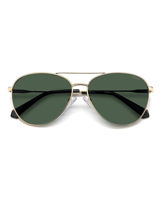 Polaroid Green Pld 4142/G/S/X Pef/Uc Sunglasses Metal Pilot Polarized