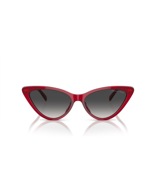 Michael Kors Black Mk2195U Harbour Island 39558G Sunglasses Acetate Cat Eye Normal Shaded