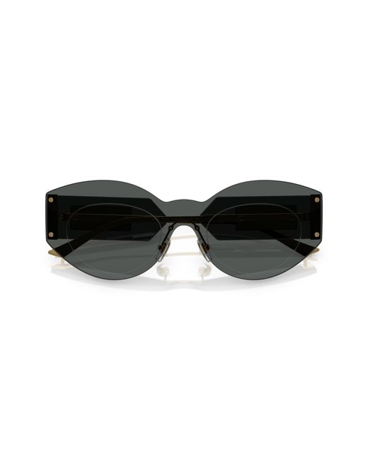 Versace Black Ve2276 100287 Sunglasses Metal Geometric Normal