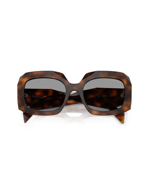 Prada Black Pr B23S 20D50Q Sunglasses Acetate Squared Normal