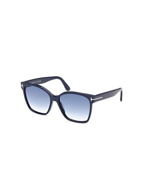 Tom Ford Black Ft1312 Iris-02 90W Sunglasses Acetate Butterfly Normal