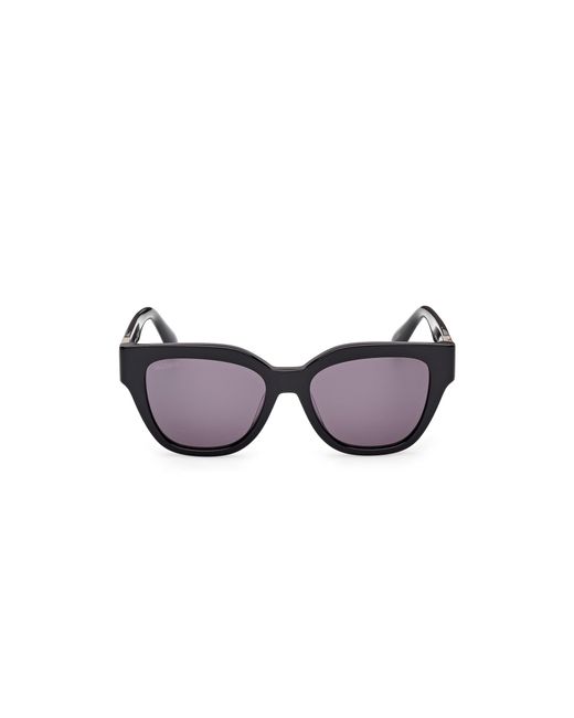 MAX&Co. Black Mo0138 01A Sunglasses Acetate Smoke Squared Normal
