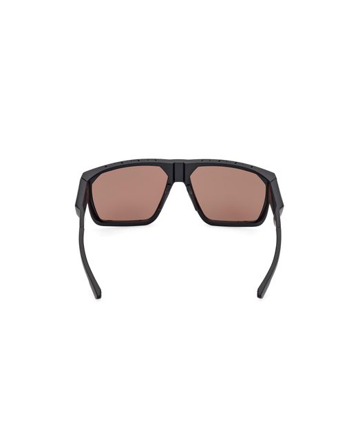 Adidas Originals Black Sp0097 02E Sunglasses Injected Round Normal for men