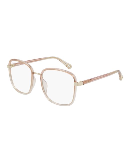 Chloé Black Ch0034O 008 Optical Frames Injected Transparent Squared