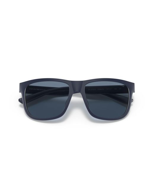 Emporio Armani Black Ea4182U 50882V Sunglasses Plastic Squared Polarized for men